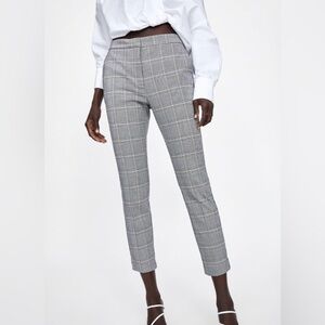 Zara plaid pants
